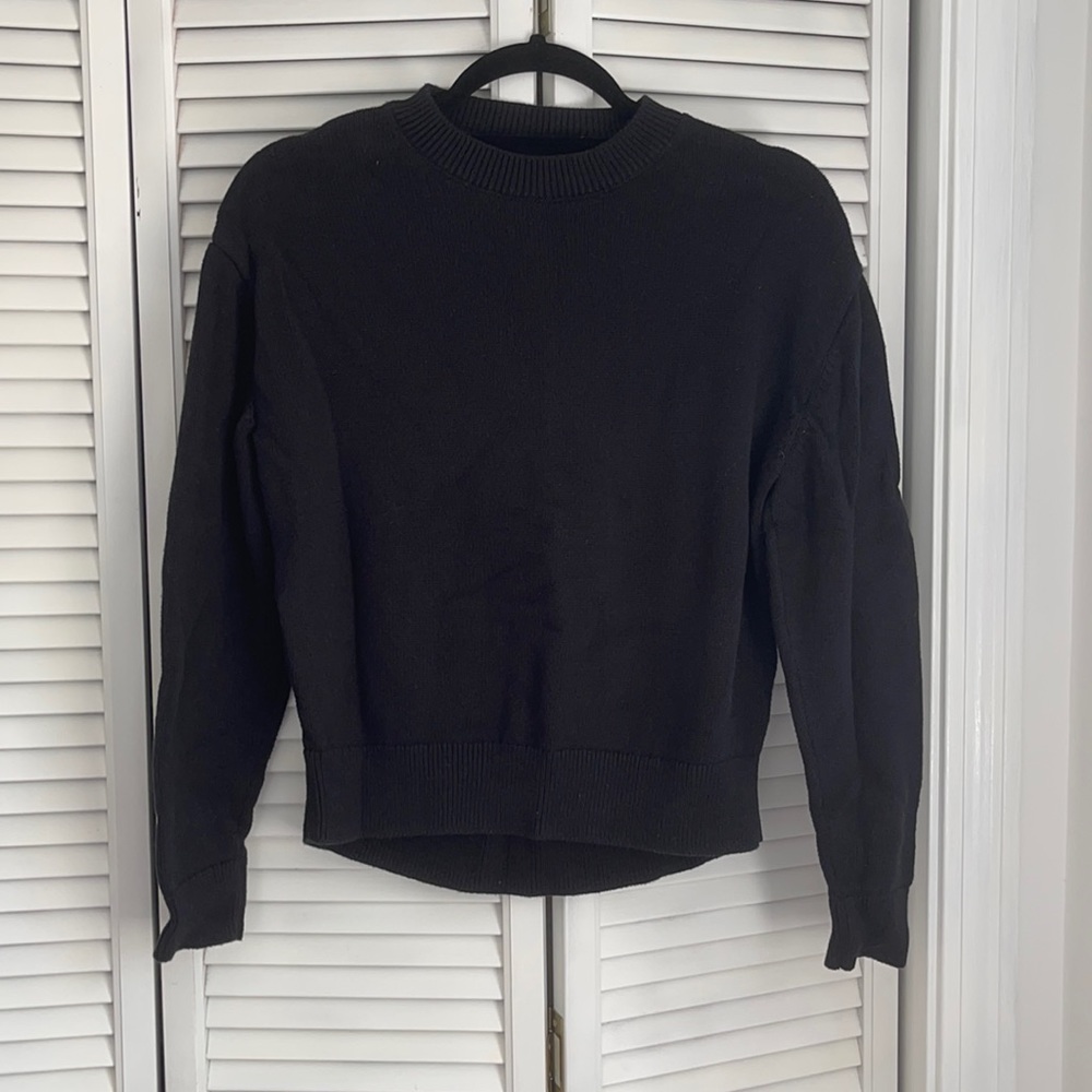 Daily Ritual sweater -100% cotton black